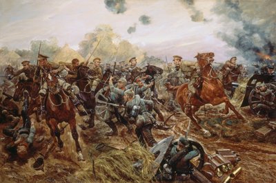 Le premier VC de la guerre européenne, 1914 - Richard Caton Woodville junior